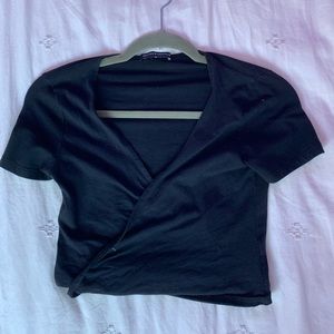 brandy melville wrap top